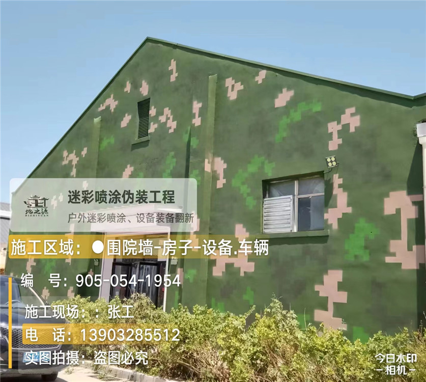 伊犁外墙数码迷彩漆施工报价清单（100㎡标准墙面测算）